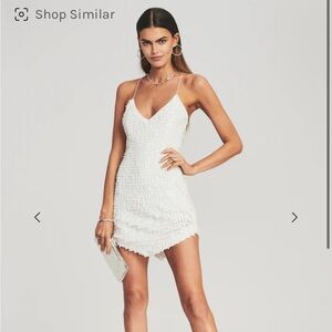 Retrofete brand new with tags XS SIRENA FEATHER SEQUIN DRESS